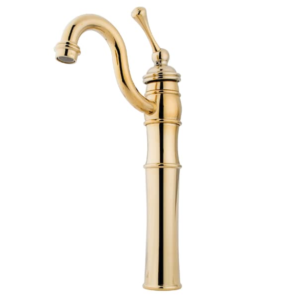 Vessel Sink Faucet, Polished Brass